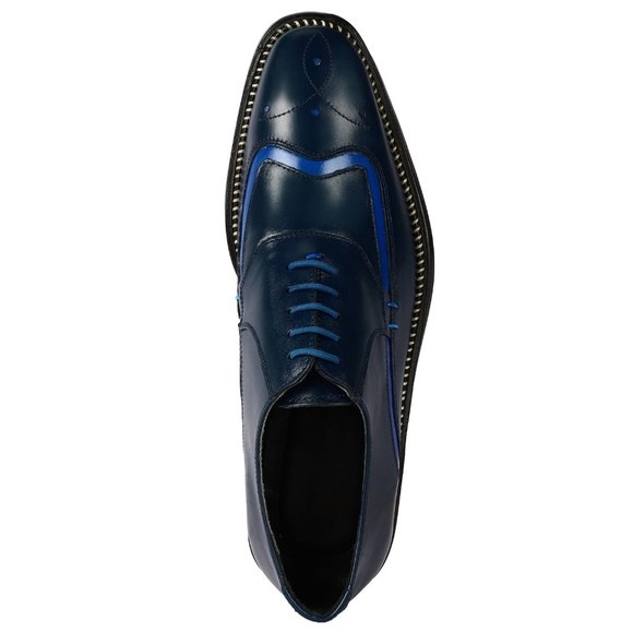 LibertyZeno Men\'s Navy Royal Lace-Up Shoes main image 5